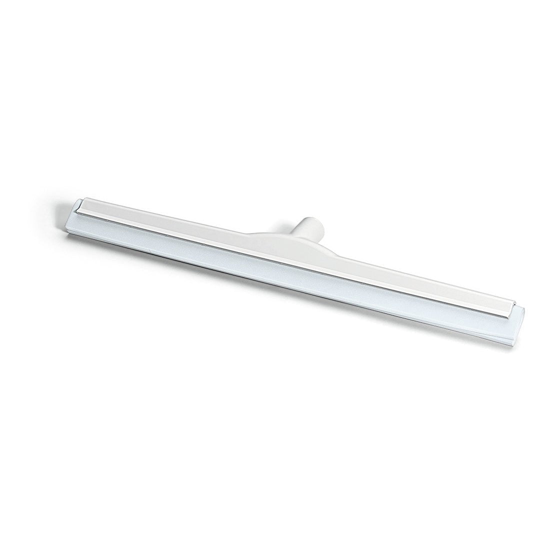 The Nölle Profi Brush HACCP Water Squeegee 60 cm, fiberglass-reinforced, white (1 piece) from Nölle Profi Brush Brush & Paint Technology e.K. features a flat rubber blade and a central holder - ideal for hygienic floor cleaning.