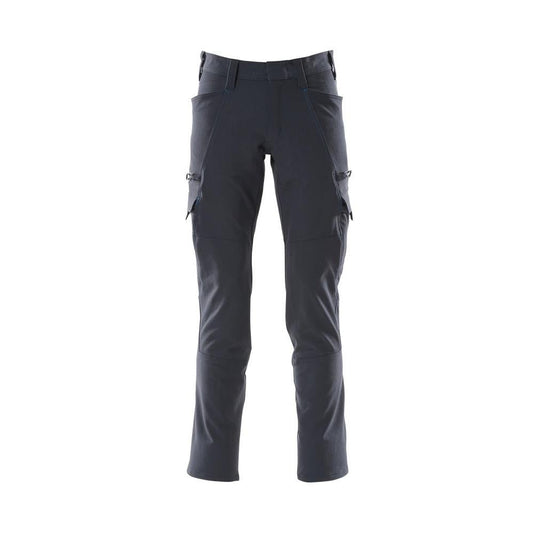 Pants, thigh pockets, ULTIMATE STRETCH pants, black-blue