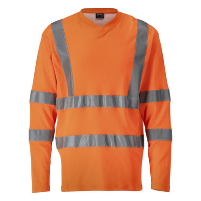 T-shirt, V-neck, long sleeves t-shirt
