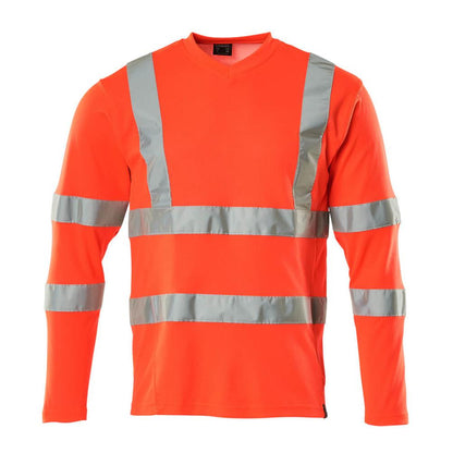 T-shirt, V-neck, long sleeves t-shirt