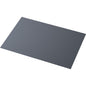 A flat, rectangular Evolin placemat (30 x 43.5 cm) from Duni GmbH in gray is presented against a white background.