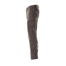 Trousers with knee pockets, extra light trousers, dark anthracite