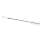The Nölle Profi Brush HACCP Twisted Brush from Nölle Profi Brush Bürsten- & Pinseltechnik e.K. features a white handle, a twisted metal rod, and 0.5 mm hard bristles for cleaning bottles or narrow containers.