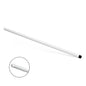 The Nölle Profi Brush HACCP fiberglass handle 150 cm from Nölle Profi Brush Bürsten- & Pinseltechnik e.K. is depicted at an angle on a white background and features a thread, a textured grip, and a hanging hole highlighted by a circle.