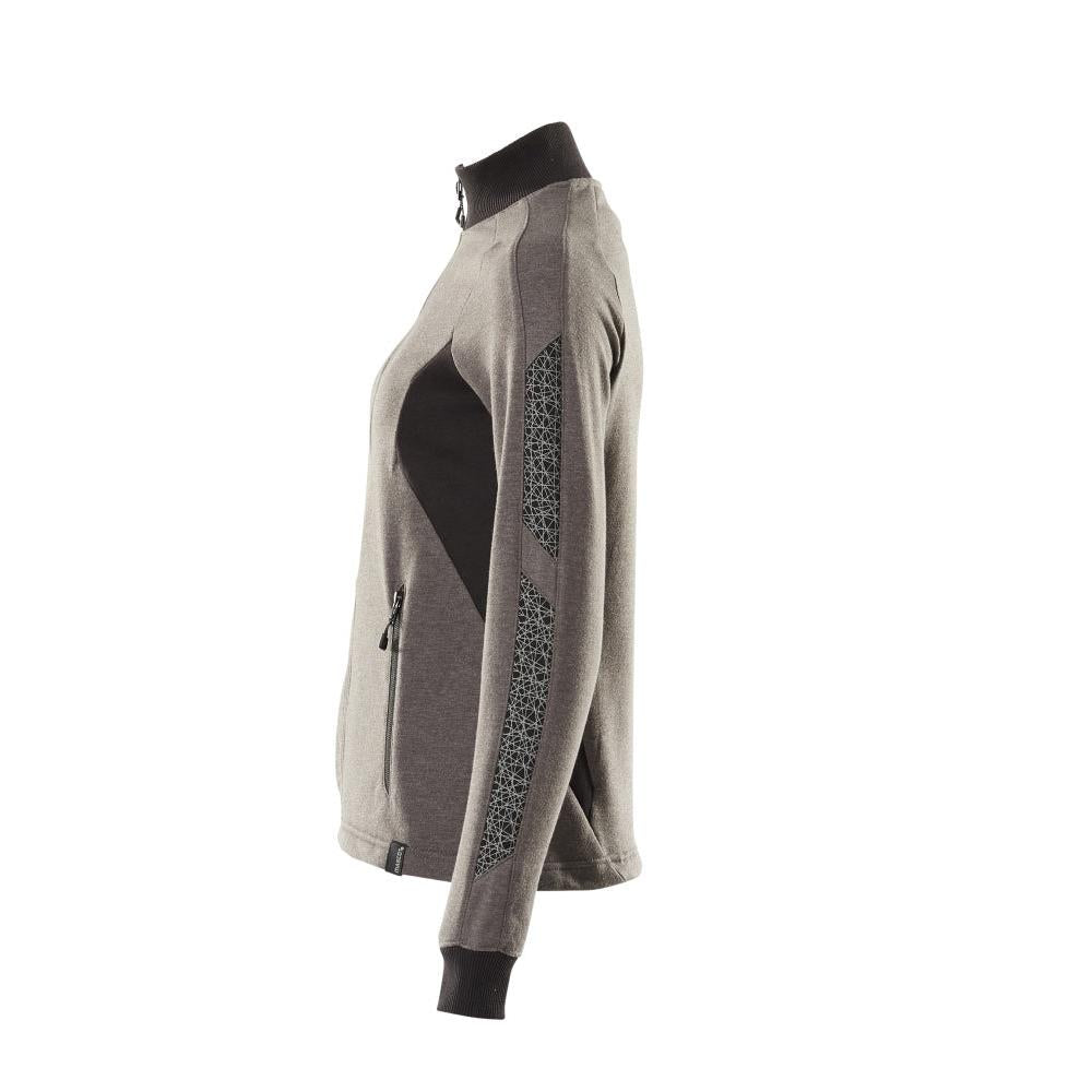 Sweatshirt with zipper, women's sweatshirt with zipper
