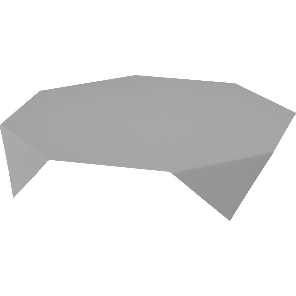 A granite gray Evolin tablecloth (84x84 cm) by Duni GmbH, 14-pack, is photographed against a white background.