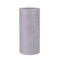 The Duni GmbH pillar candles, 100% stearin (150 x 70 mm, approx. 50h), is a tall gray cylindrical candle with a single wick in the center - ideal for those seeking eco-friendly candles.