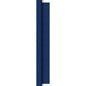 A vertical blue structure panel with a thin silver border and shadow effect, inspired by the Dunisilk tablecloth rolls 1.18 m x 25 m by Duni GmbH, often used in gastronomy for elegant table decorations.