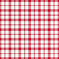 A red-white checkered pattern with evenly running lines forms squares and rectangles on these high-quality Dunisoft napkins 40 x 40 cm 1/4 fold by Duni GmbH.