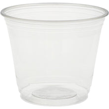 The Glass Crystal Transparent by Duni GmbH is a clear plastic cup with a flared rim and horizontal grip grooves, depicted empty on a plain white background. Its refined design gives it the appearance of elegant glassware while being durable.