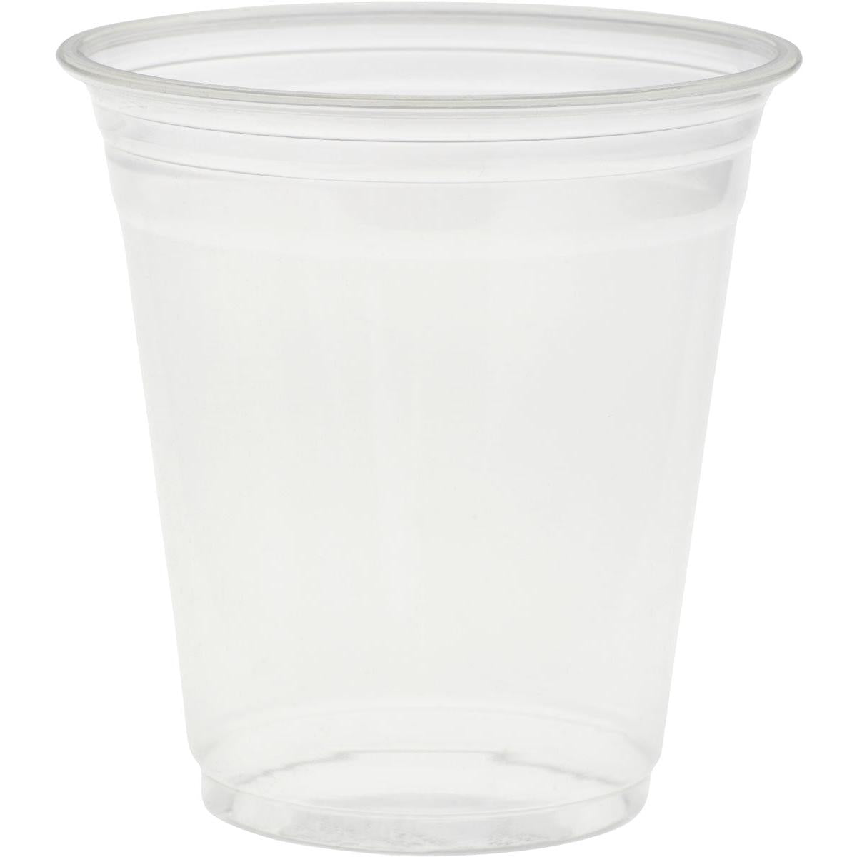 The Glass Crystal Transparent by Duni GmbH is an upright standing cup made of clear plastic with a white background and a slightly flared rim. It offers the look of elegant glass while being made from high-quality materials for everyday use.
