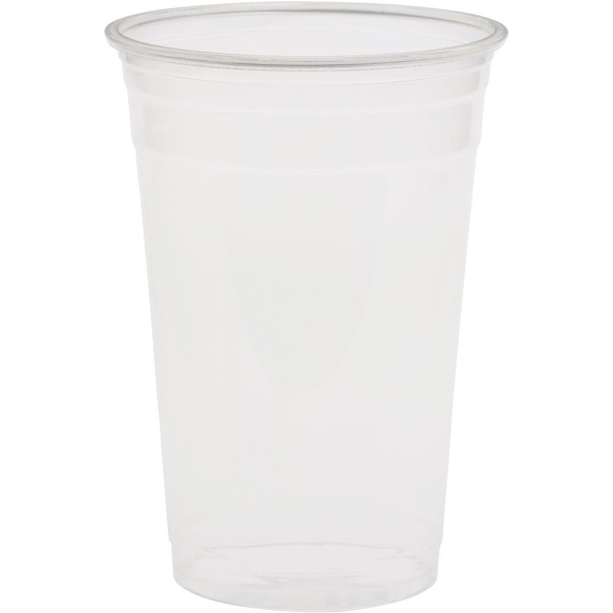 The Glass Crystal Transparent by Duni GmbH is a clear, empty plastic cup with a transparent lid that looks like elegant glass and is depicted on a plain white background.