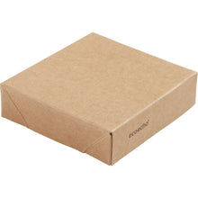 A simple, square, brown Viking Cube Mini Lid Box made of cardboard/PLA (75x75x20mm) by Duni GmbH, environmentally friendly and ideal for sustainable packaging - available in a pack of 300 pieces.