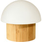 The LED candle holder made of bamboo (105x110 mm) by Duni GmbH, in a stylish design, was photographed against a white background - an elegant choice for sustainable lighting. Package: 1 piece.