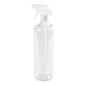 A Nölle Profi Brush spray bottle, color-transparent, 960 ml made of plastic from Nölle Profi Brush Brush & Paintbrush Technology e.K., with a white spray head, stands upright against a white background.
