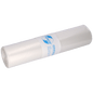A DEISS 19002 transparent garbage bag, 700x1100 mm Type 60, from EMIL DEISS KG (GmbH + Co.), with a blue-white label around the roll (25 pieces), depicted on a plain white background.