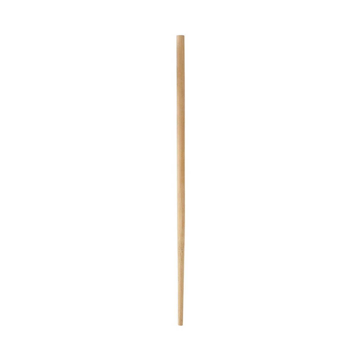 A bamboo stick 220 mm from Duni GmbH is depicted individually, vertically on a white background. The beige wooden stick is smooth, cylindrical, and tapers to a point at the bottom. The package contains 100 pieces.