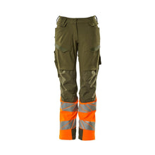 Pants, women, DIAMOND, knee pockets, stretch pants