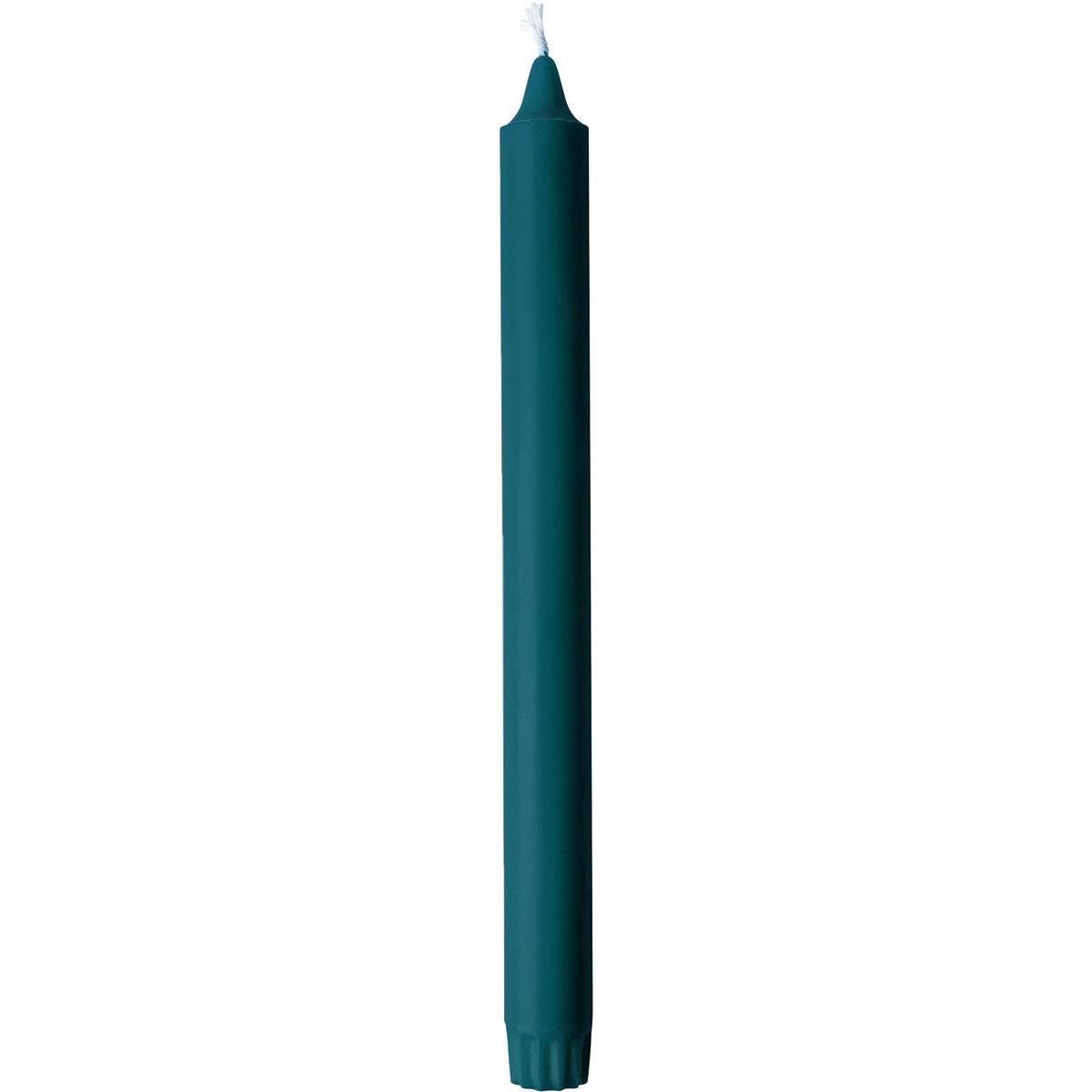 The crown candles 100% stearin from Duni GmbH are cylindrical, matte candles (250 x 22 mm) with a white wick and a burn time of up to 9 hours, standing upright against a white background.