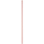 A tall stack of light pink Duni GmbH drinking straws made from FSC® paper (ø 8 mm, 230 mm) is pictured against a white background. The paper straws in Mellow Rose are tightly nested and come in a pack of 100.