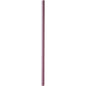 A single drinking straw from Duni GmbH FSC® Paper Plum Paper with a diameter of 8 mm and a length of 230 mm, vertically on a white background. Pack of 100 pieces.