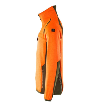 Fleece pullover with zip microfleece jacket