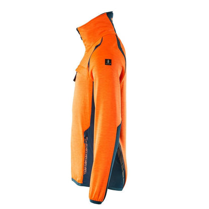 Fleece pullover with zip microfleece jacket