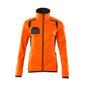 Fleece pullover with zip, women's microfleece jacket