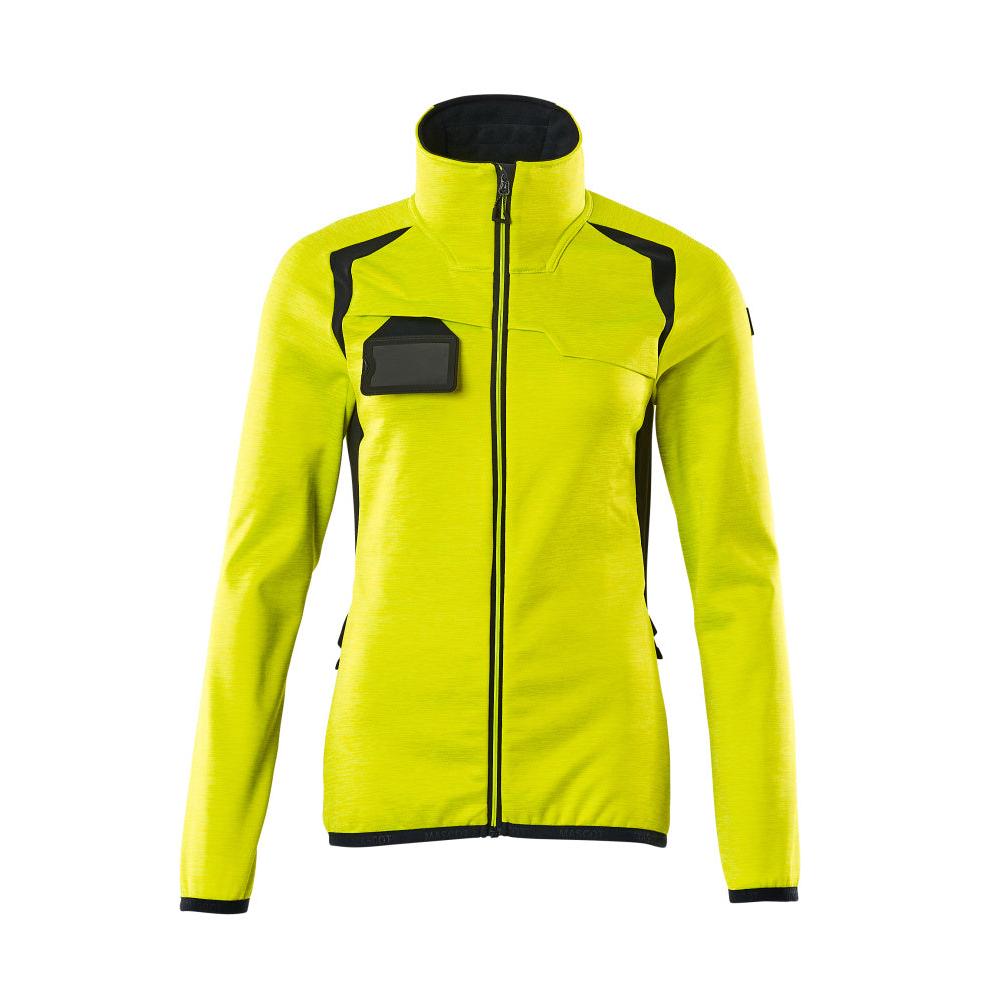Fleece pullover with zip, women's microfleece jacket