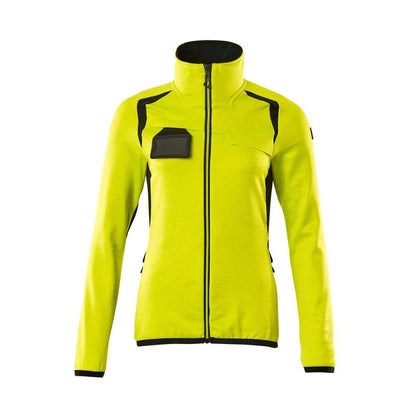 Fleece pullover with zip, women's microfleece jacket