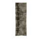 A long, narrow strip of speckled, gray-brown material with a visible seam, resembling a resealable Sacchetto 250x85 mm, black from Duni GmbH (package of 350 pieces), is depicted on a solid white background.