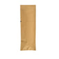 The SACCHETTO resealable 250x85 mm from Duni GmbH is an empty, unprinted brown paper bag made from sustainable EcoEcho materials with a vertical seal, on a white background. The packaging contains 350 pieces.
