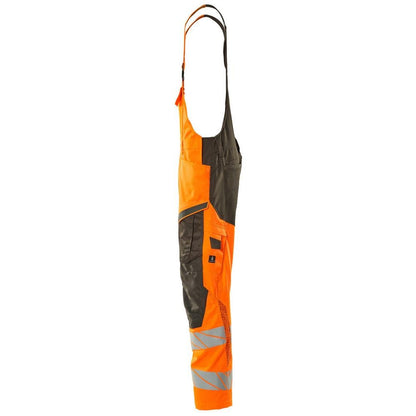 Dungarees, knee pockets, stretch inserts dungarees