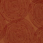 The Duni GmbH tissue napkins 33 x 33 cm 3-ply 1/4 fold Earthy (250 pieces) feature dark red overlapping spirals and scattered dots on a brown background, creating an abstract, textured look.