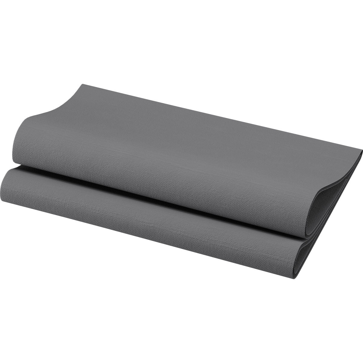 The Bio-Dunisoft napkins 40 x 40 cm 1/4 fold from Duni GmbH, neatly folded here on a white background, are ideal for anyone looking for environmentally friendly, luxurious, and sustainable tableware.