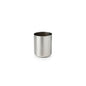 The round cutlery and napkin holder Pond by Duni GmbH is an elegant table accessory made of stainless steel with a brushed finish - ideal for modern table decorations. The package contains 1 piece, pictured against a white background.