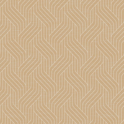 Dunisoft napkins 40 x 40 cm 1/4 fold by Duni GmbH with beige geometric zigzag and chevron pattern in herringbone style - ideal for elegant table decorations.