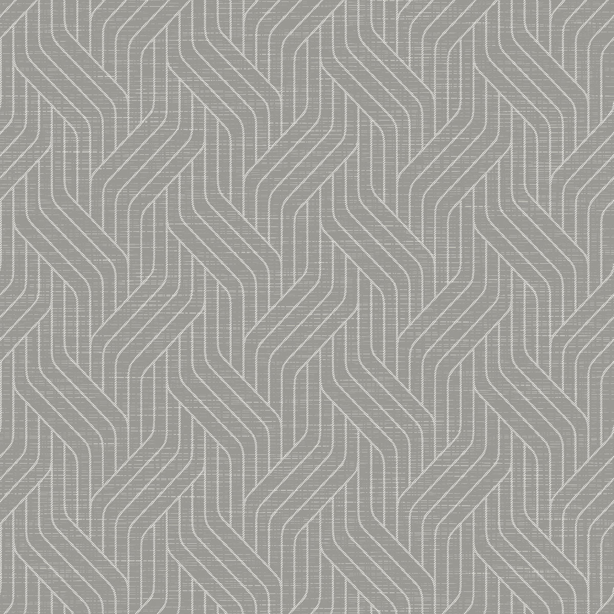 A seamless gray geometric pattern with interlocking chevrons and thin white lines provides texture - ideal for Duni GmbH Dunisoft napkins 40 x 40 cm 1/4 fold, bringing style and elegance to any set table.