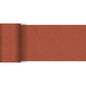The Duni GmbH Dunicel table runner (20 m x 15 cm) displays a textured crosshatch pattern in muted rust or terracotta, partially unrolled against a white background - ideal as table decoration.