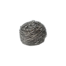 The Starpak spiral pot cleaner, stainless steel Ø 7.5 cm · 6 cm, abrasive (8 pieces) efficiently cleans stubborn stains on pots and pans. Pictured against a plain white background.