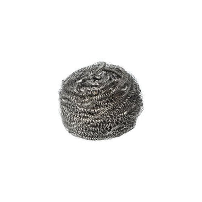 The Starpak spiral pot cleaner, stainless steel, Ø 7.5 cm · 6 cm, abrasive (8 pieces), offers efficient cleaning with its tightly wound metal design, isolated against a plain white background.