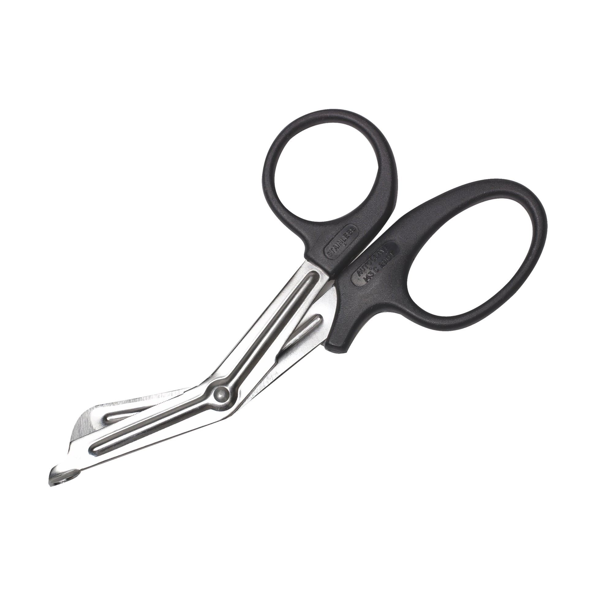 First Aid Clothing Shears, 19 cm, Knee-Bent, Stainless Steel