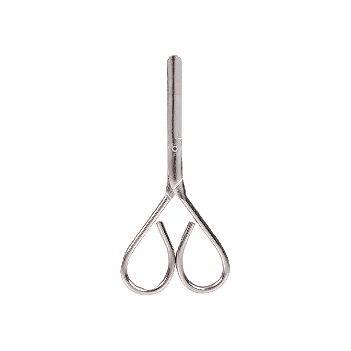 Nickel-plated straight scissors, 10 cm, st-st