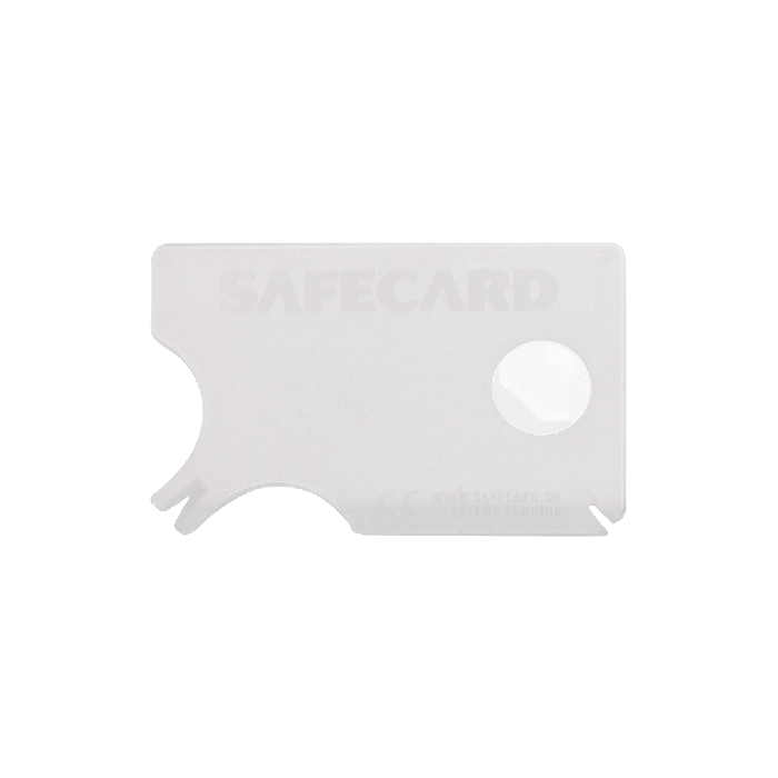 Plastic tick card