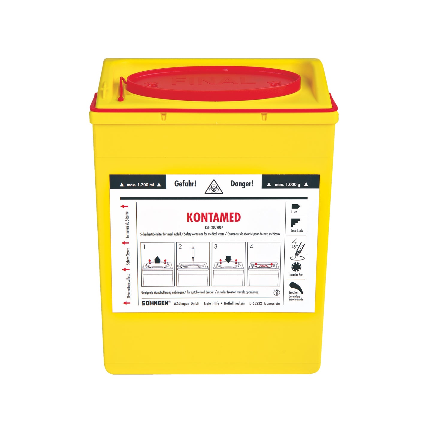 KONTAMED Safety Containers