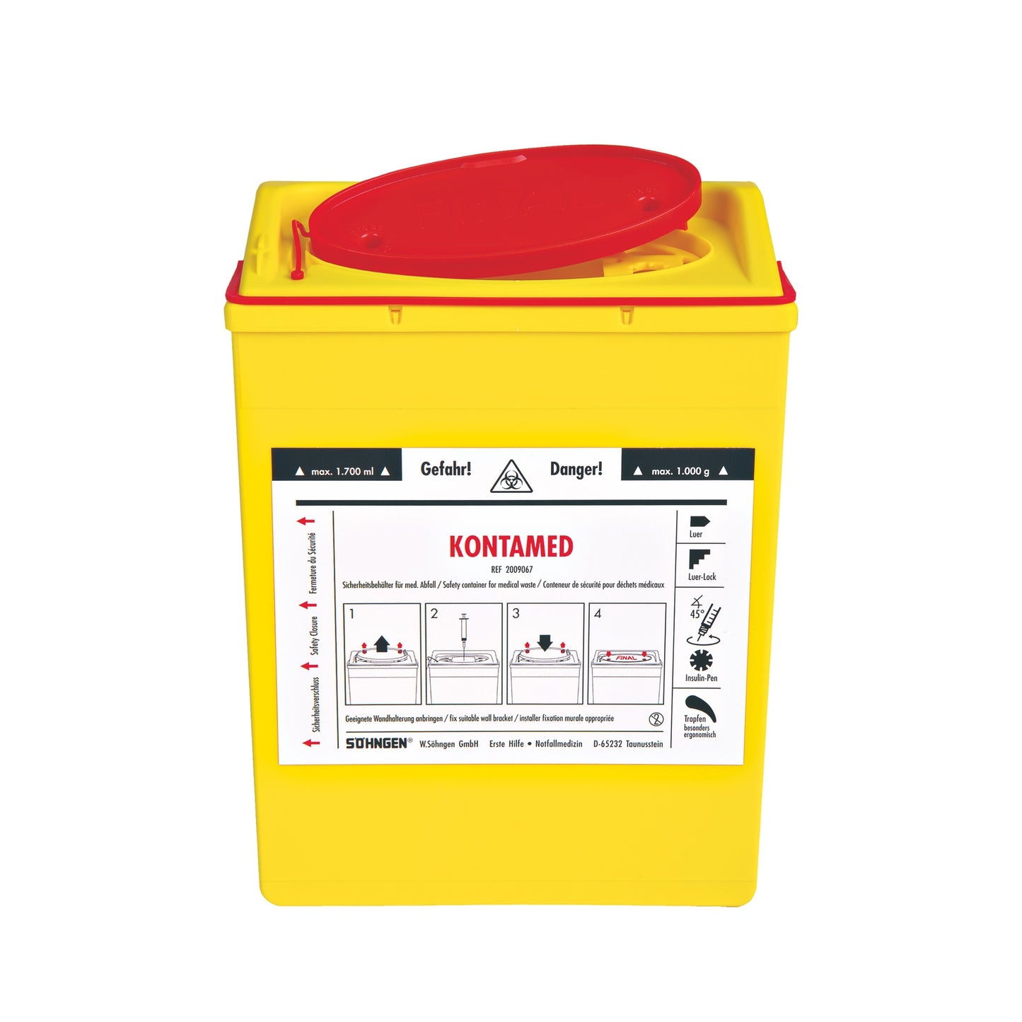 KONTAMED Safety Containers