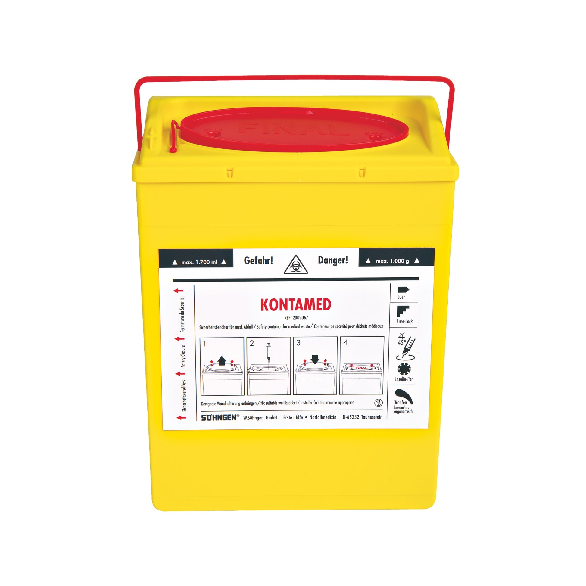 KONTAMED Safety Containers