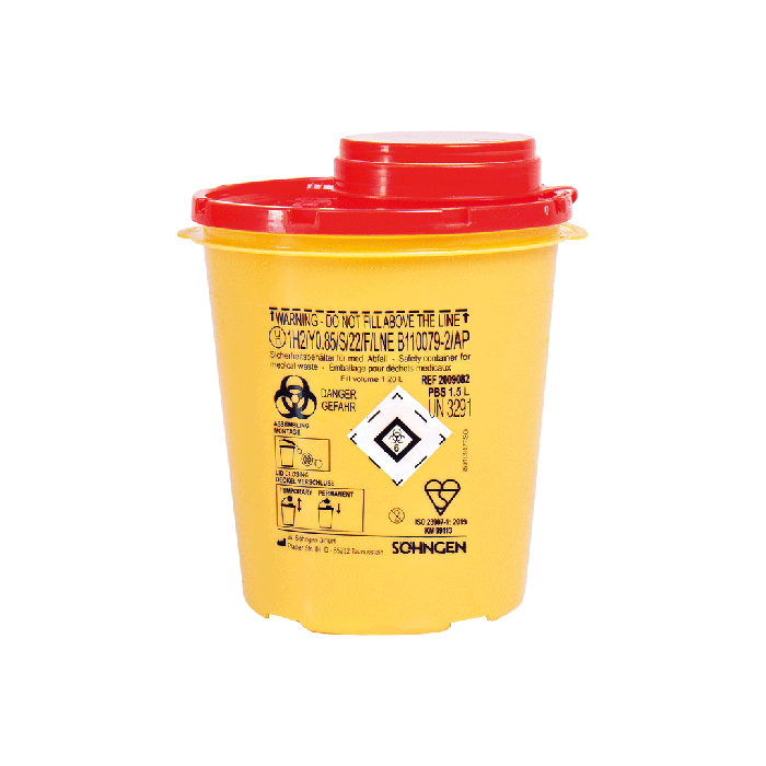 PSB Round 1.5-Liter Needle Disposal Container