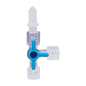 Three-way valve, blue