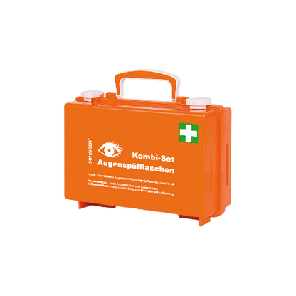 QUICK-CD Eye Wash Station Combo Set, Orange